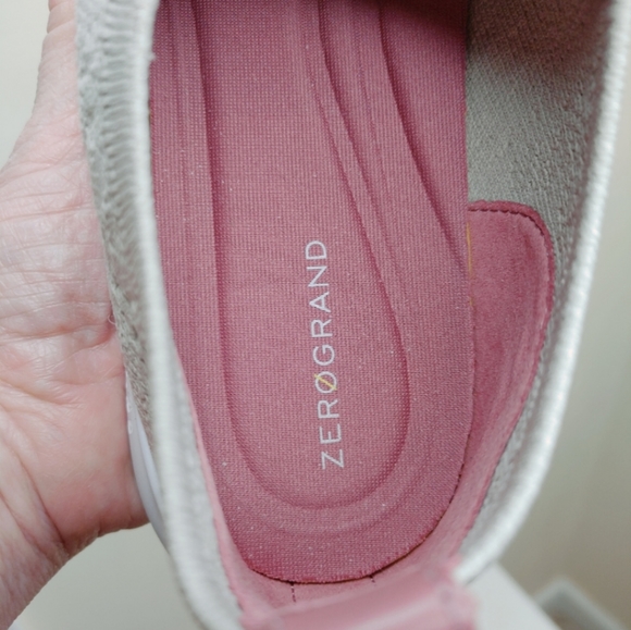 COLE HAAN ZERØGRAND STITCHLITE WINGTIP OXFORD SNEAKER, GRAYISH TAUPE 9.5B - Picture 12 of 14